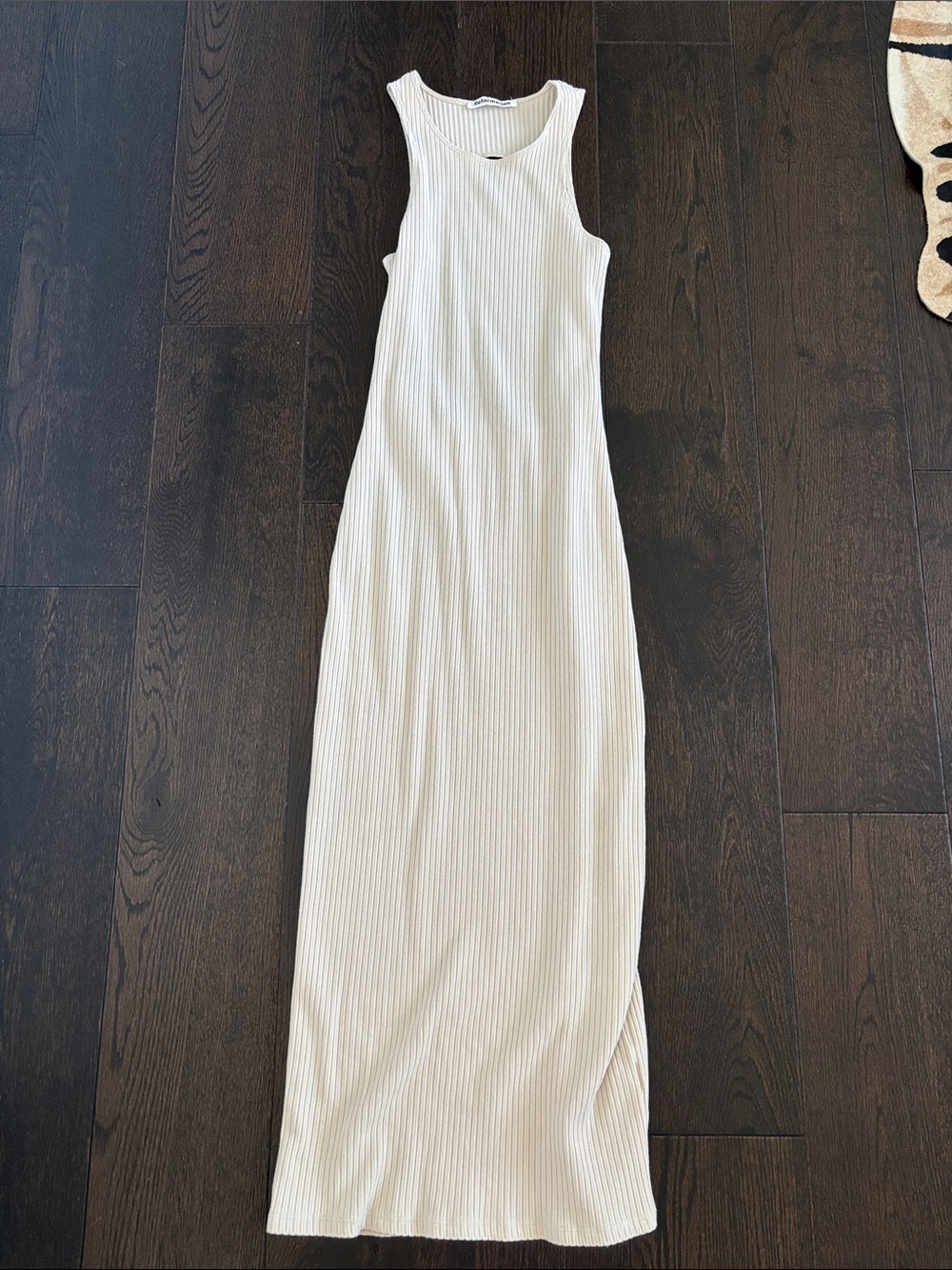 Reformation Ribbed Maxi Dress